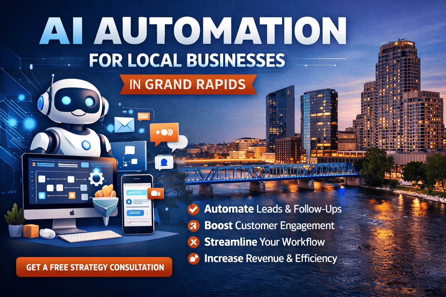  AI Automation for Local Businesses in Grand Rapids: Practical Systems That Increase Revenue